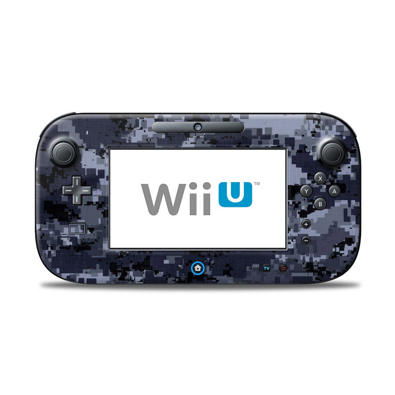 Digital Navy Camo - Nintendo Wii U Controller Skin