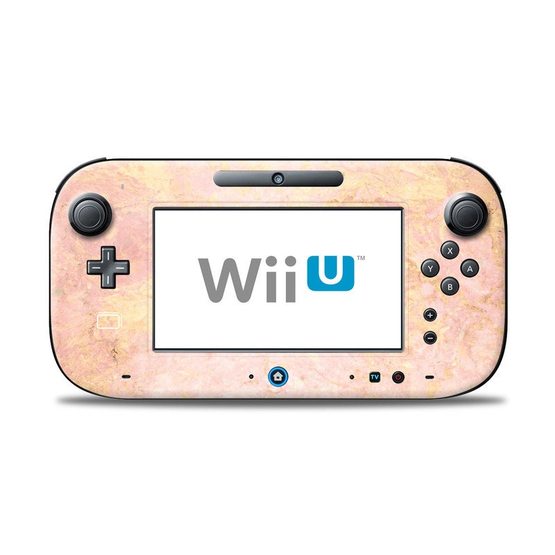 Rose Gold Marble - Nintendo Wii U Controller Skin