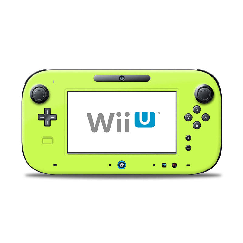 Solid State Lime - Nintendo Wii U Controller Skin