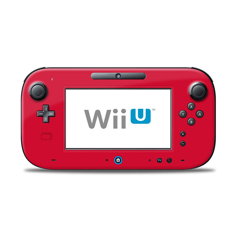 Solid State Red - Nintendo Wii U Controller Skin