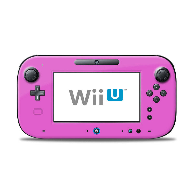 Solid State Vibrant Pink - Nintendo Wii U Controller Skin