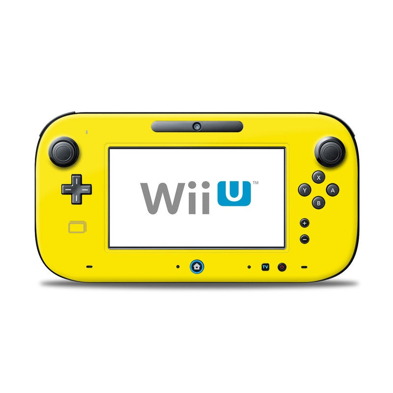 Solid State Yellow - Nintendo Wii U Controller Skin