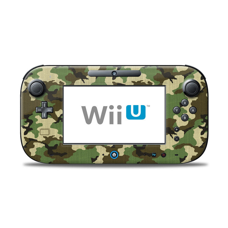Woodland Camo - Nintendo Wii U Controller Skin