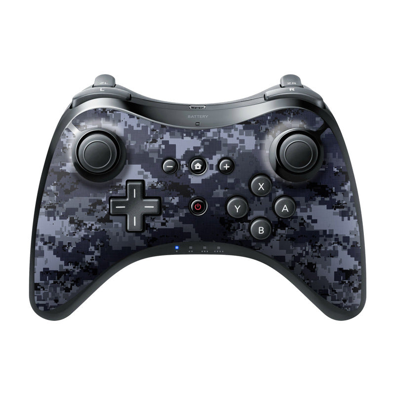 Digital Navy Camo - Nintendo Wii U Pro Controller Skin