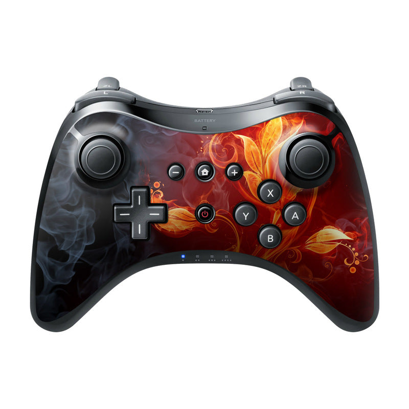 Flower Of Fire - Nintendo Wii U Pro Controller Skin