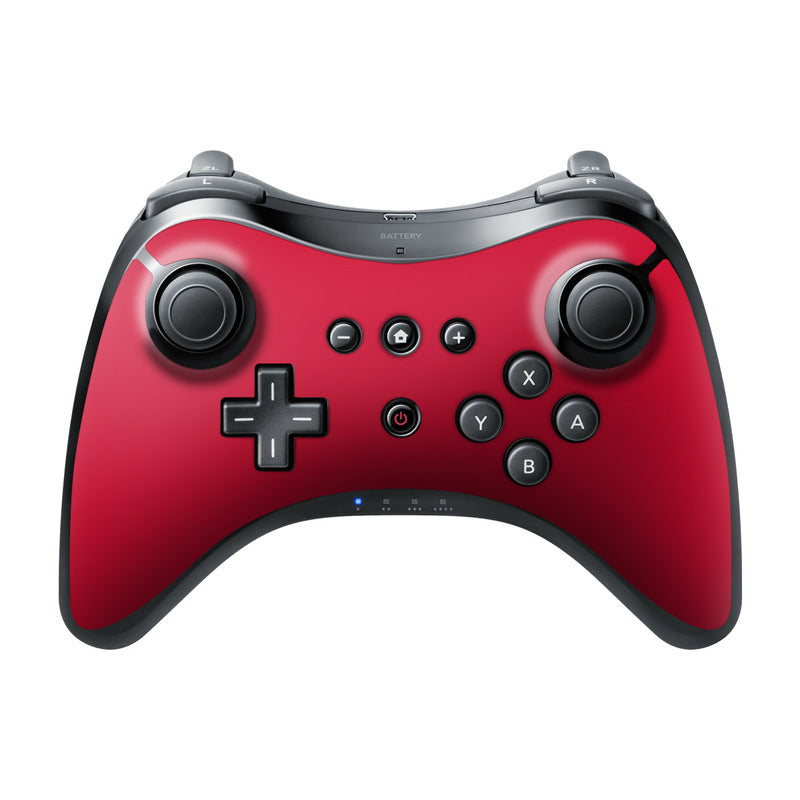 Solid State Red - Nintendo Wii U Pro Controller Skin