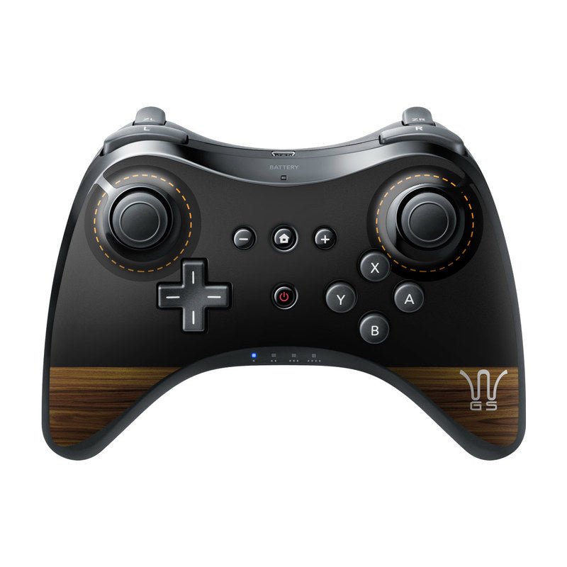 Wooden Gaming System - Nintendo Wii U Pro Controller Skin