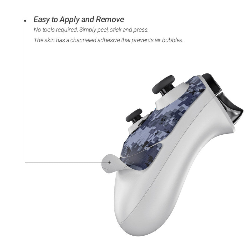 Digital Navy Camo - Microsoft Xbox One Controller Skin