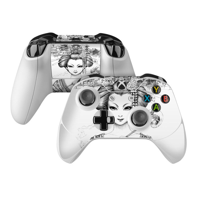 Geisha Sketch - Microsoft Xbox One Controller Skin
