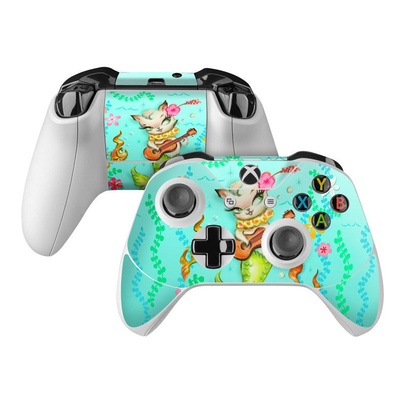 Merkitten with Ukelele - Microsoft Xbox One Controller Skin