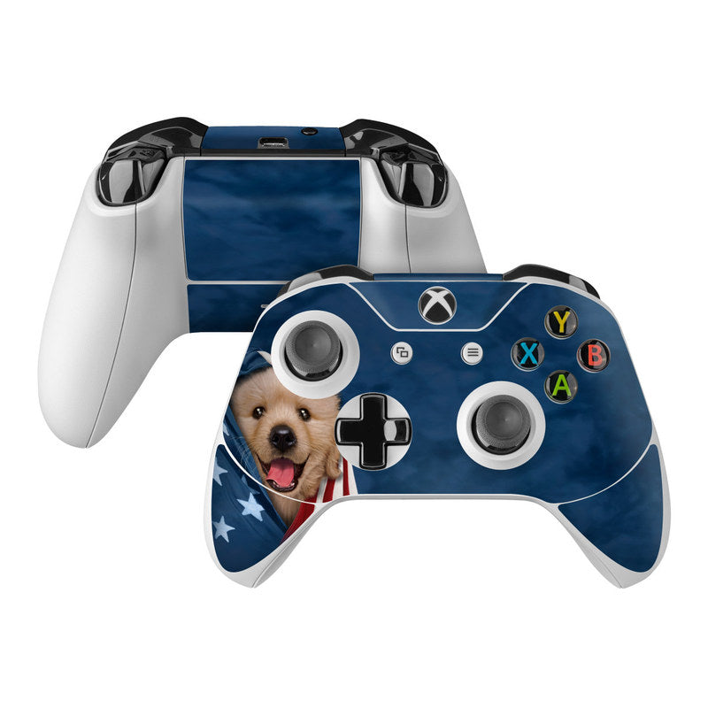 Patriotic Retriever - Microsoft Xbox One Controller Skin