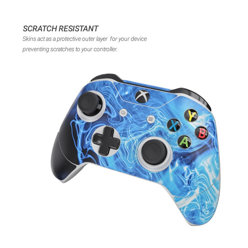 Blue Quantum Waves - Microsoft Xbox One Controller Skin