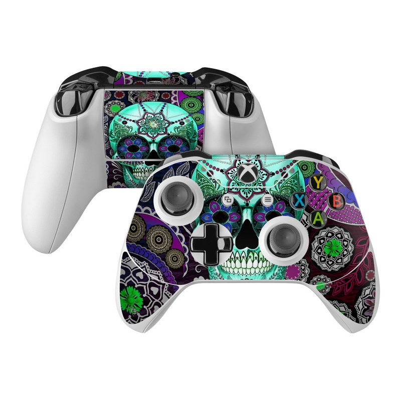 Sugar Skull Sombrero - Microsoft Xbox One Controller Skin