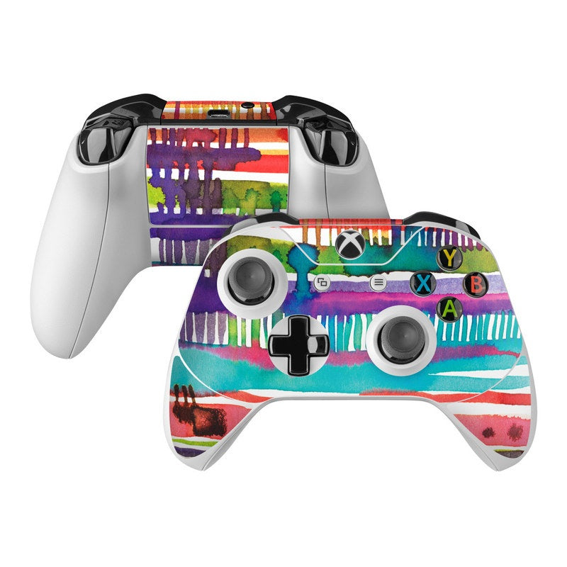 Watercolor Lines - Microsoft Xbox One Controller Skin