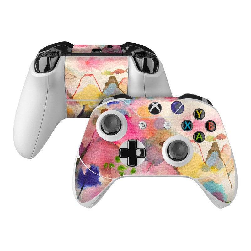 Watercolor Mountains - Microsoft Xbox One Controller Skin