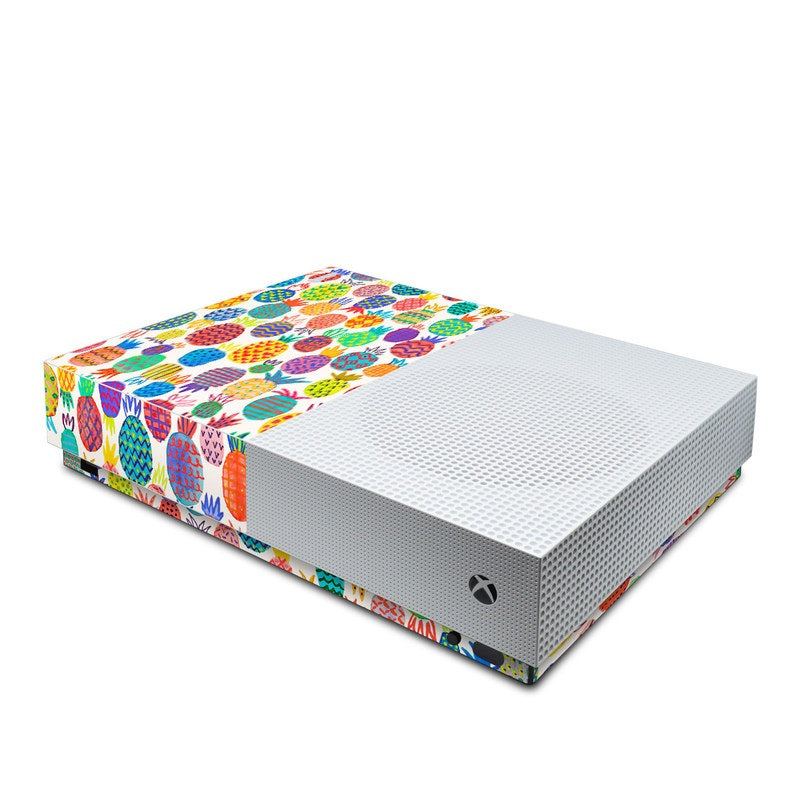 Colorful Pineapples - Microsoft Xbox One S All Digital Edition Skin