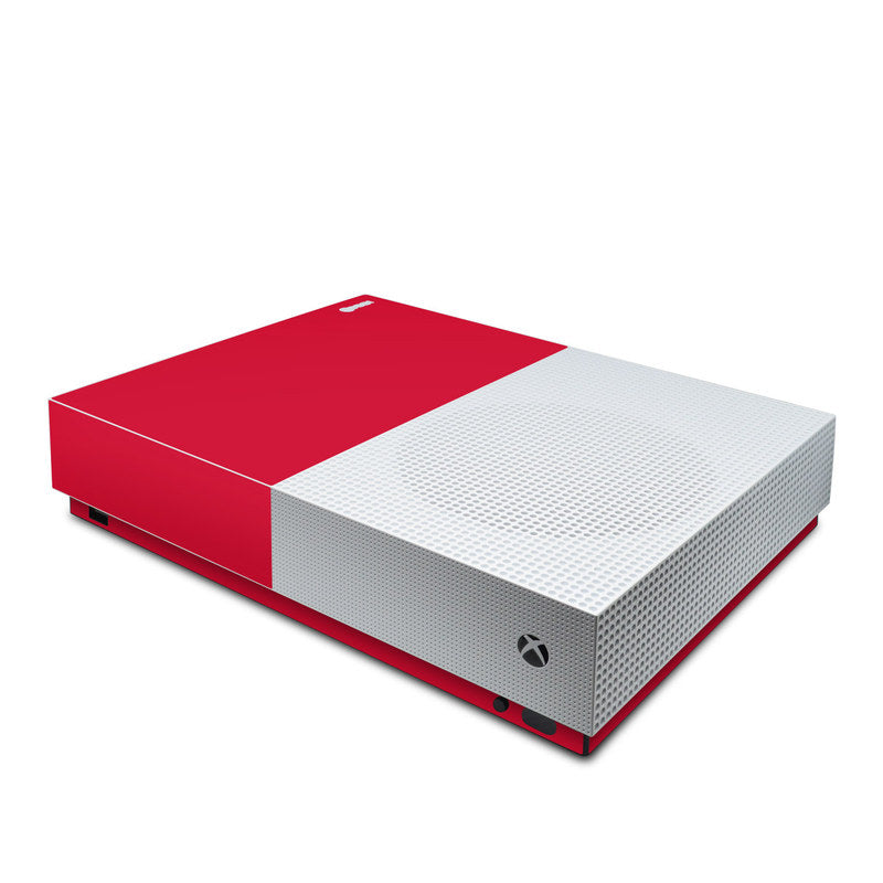 Solid State Red - Microsoft Xbox One S All Digital Edition Skin