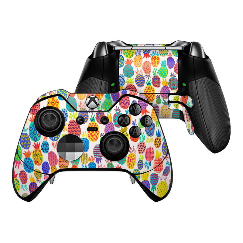 Colorful Pineapples - Microsoft Xbox One Elite Controller Skin
