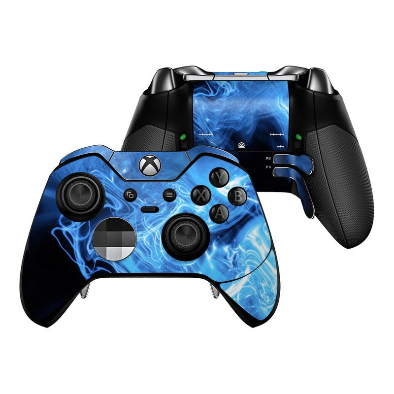 Blue Quantum Waves - Microsoft Xbox One Elite Controller Skin