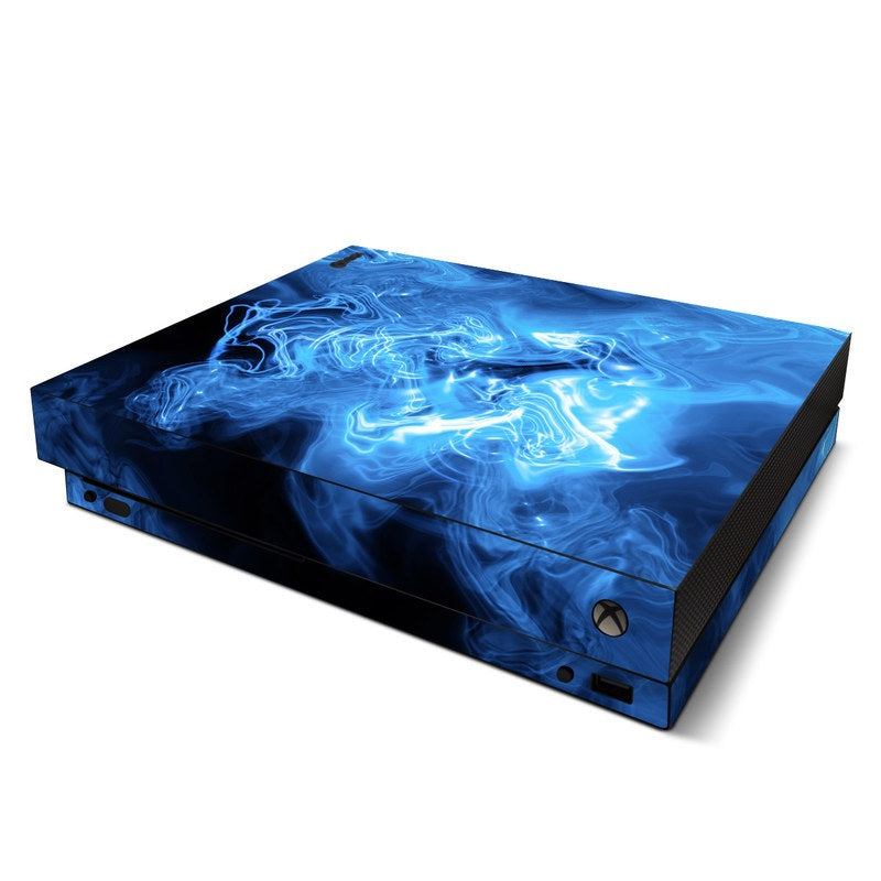 Blue Quantum Waves - Microsoft Xbox One X Skin