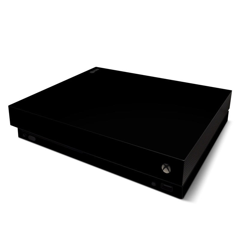 Solid State Black - Microsoft Xbox One X Skin