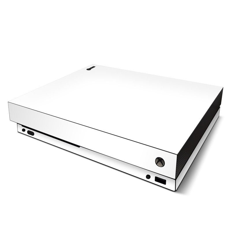 Solid State White - Microsoft Xbox One X Skin