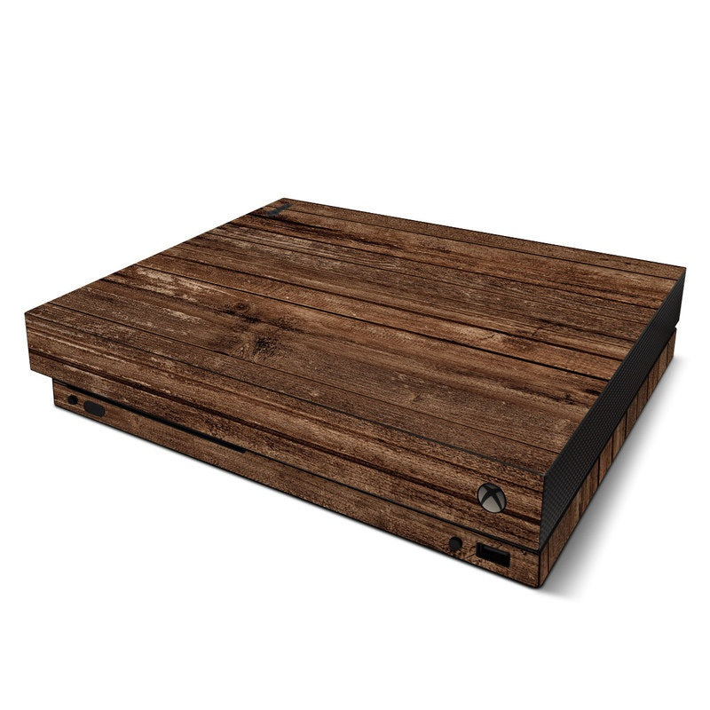 Stripped Wood - Microsoft Xbox One X Skin