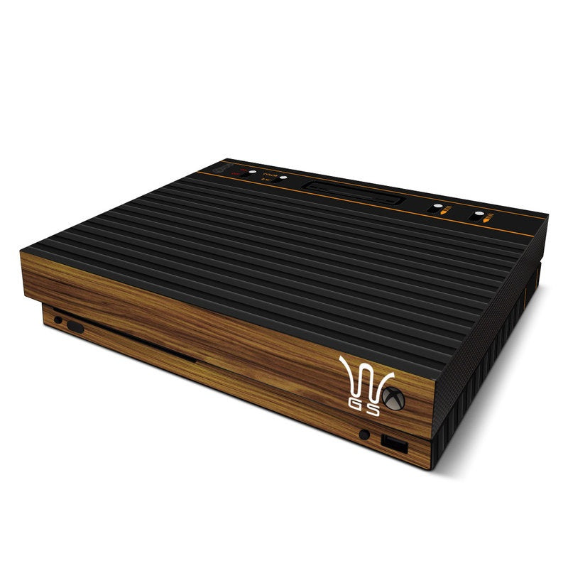 Wooden Gaming System - Microsoft Xbox One X Skin