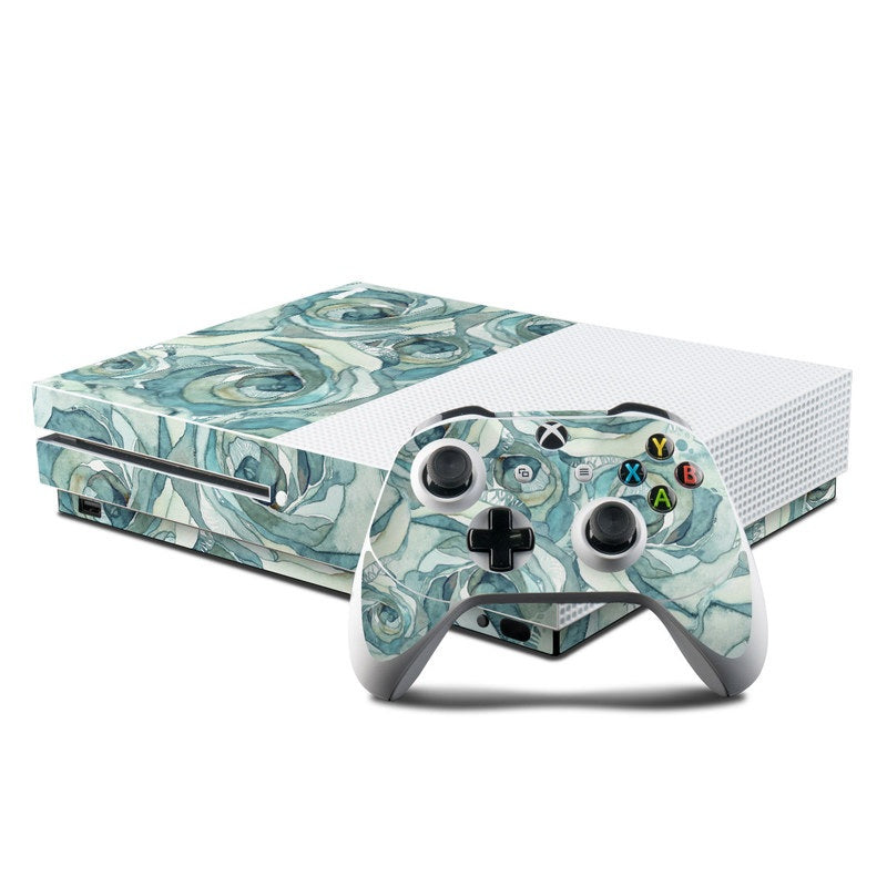Bloom Beautiful Rose - Microsoft Xbox One S Console and Controller Kit Skin