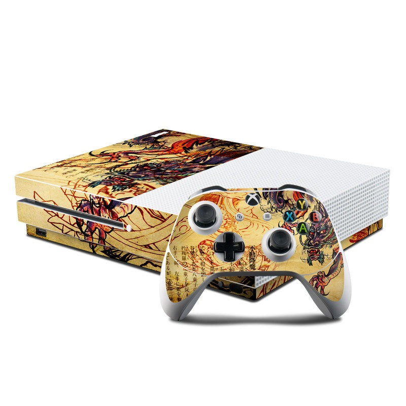 Dragon Legend - Microsoft Xbox One S Console and Controller Kit Skin