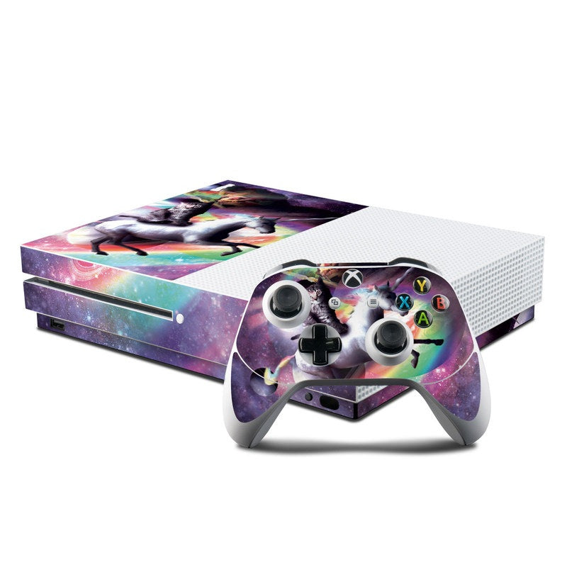 Defender of the Universe - Microsoft Xbox One S Console and Controller Kit Skin