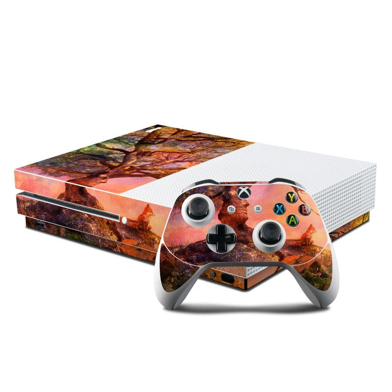 Fox Sunset - Microsoft Xbox One S Console and Controller Kit Skin