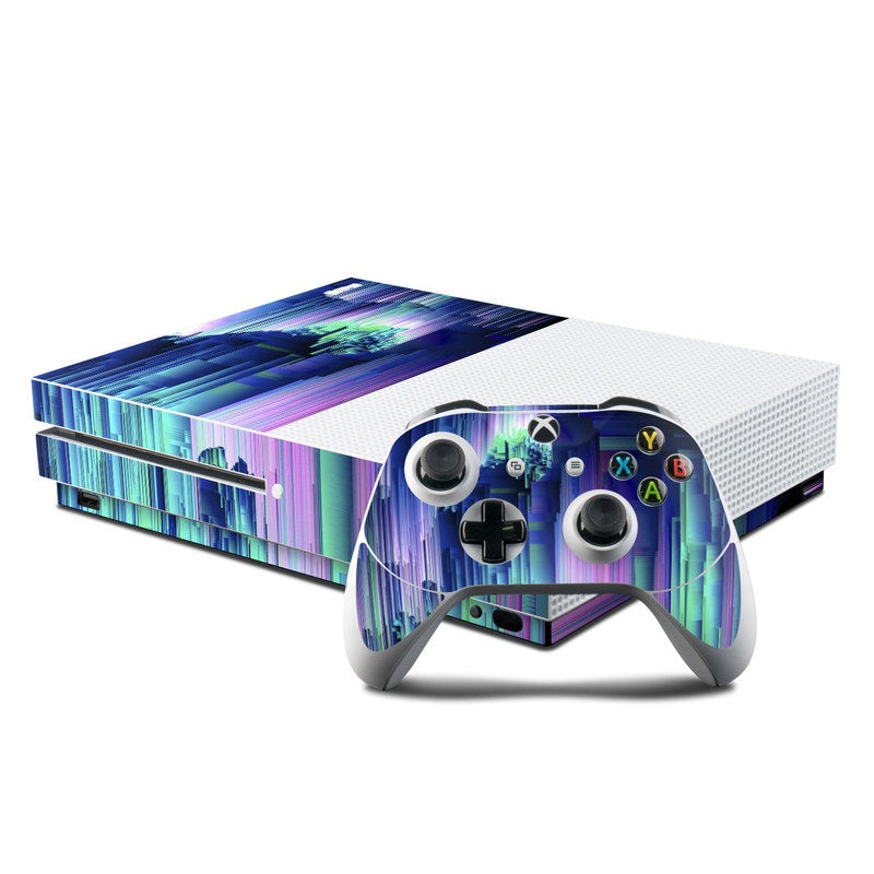 Glitch Trip - Microsoft Xbox One S Console and Controller Kit Skin