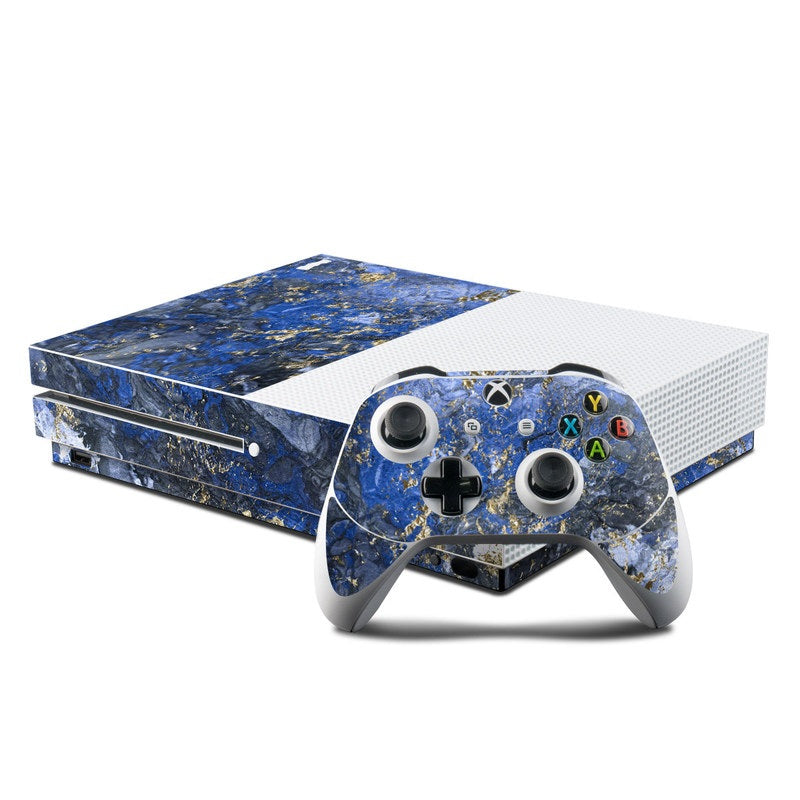 Gilded Ocean Marble - Microsoft Xbox One S Console and Controller Kit Skin