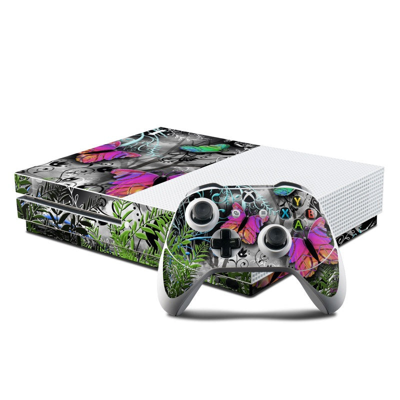 Goth Forest - Microsoft Xbox One S Console and Controller Kit Skin