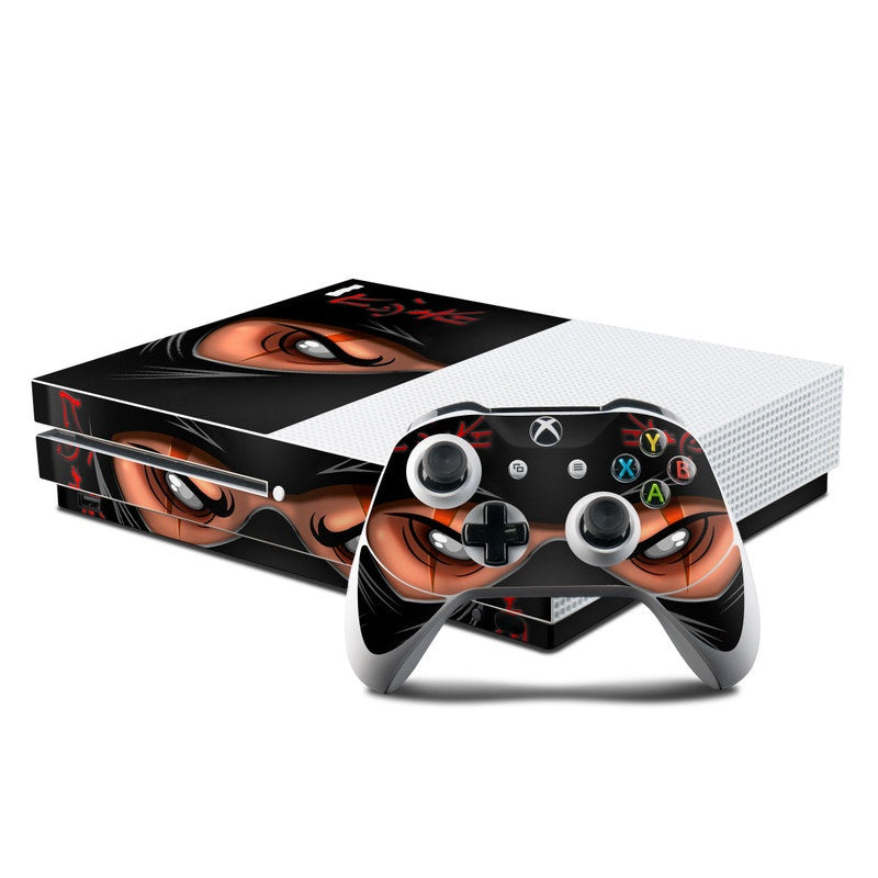 Ninja - Microsoft Xbox One S Console and Controller Kit Skin