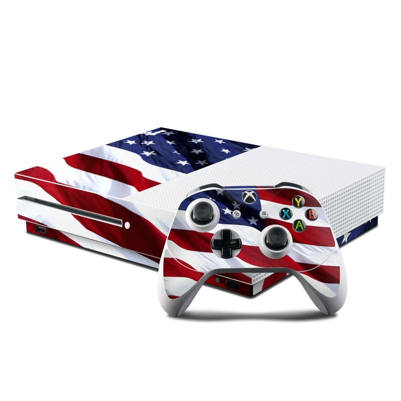 Patriotic - Microsoft Xbox One S Console and Controller Kit Skin