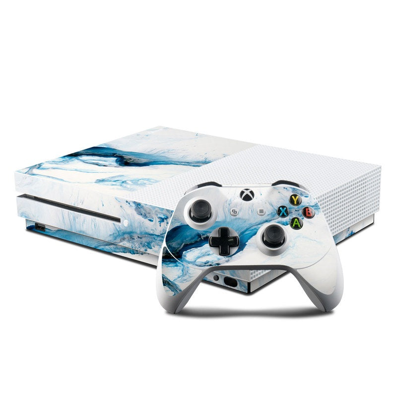 Polar Marble - Microsoft Xbox One S Console and Controller Kit Skin