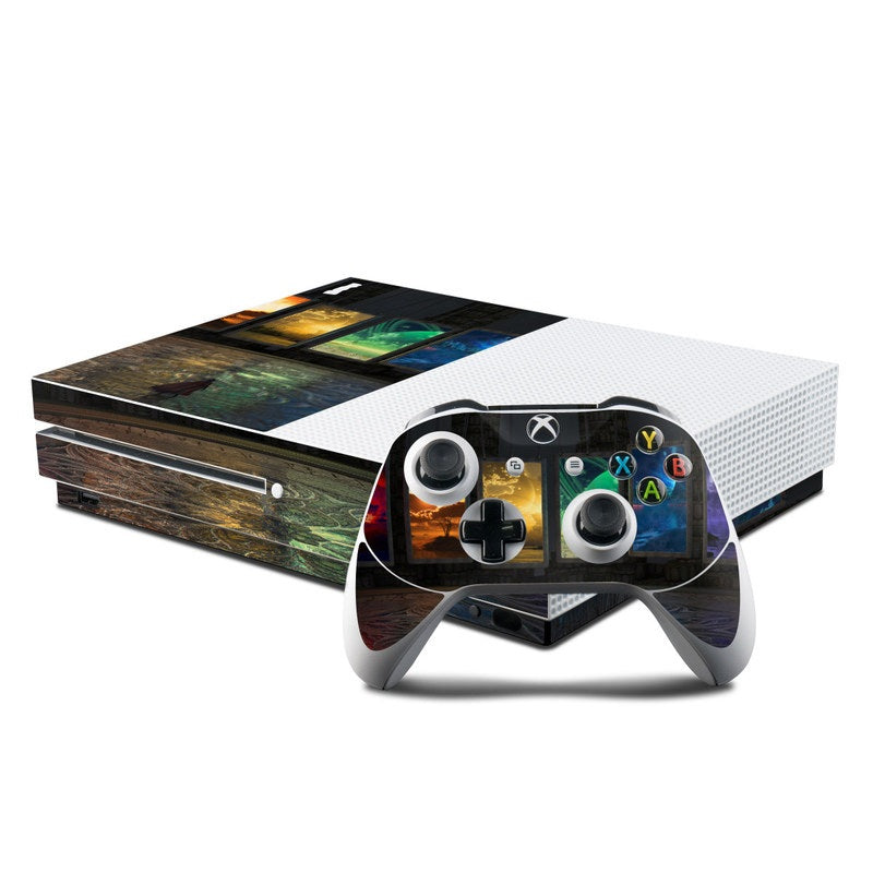 Portals - Microsoft Xbox One S Console and Controller Kit Skin