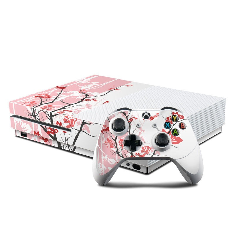 Pink Tranquility - Microsoft Xbox One S Console and Controller Kit Skin