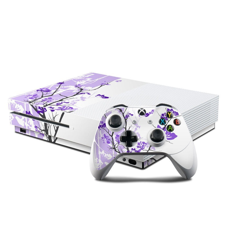 Violet Tranquility - Microsoft Xbox One S Console and Controller Kit Skin