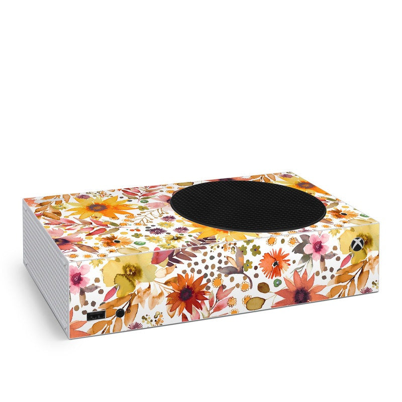 Summer Watercolor Sunflowers - Microsoft Xbox Series S Skin