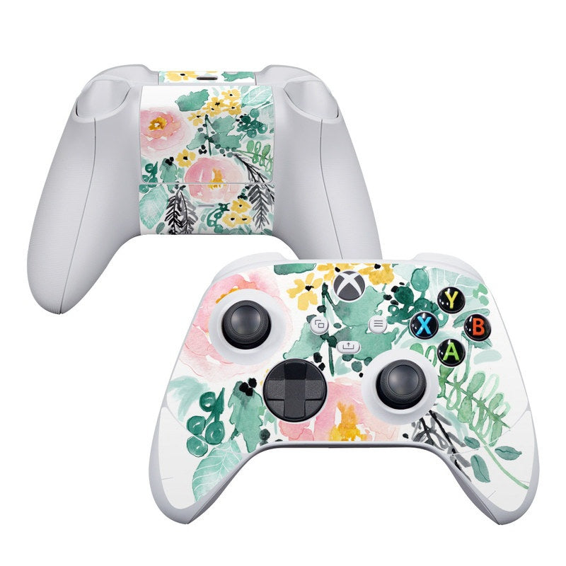 Blushed Flowers - Microsoft Xbox Series S Controller Skin