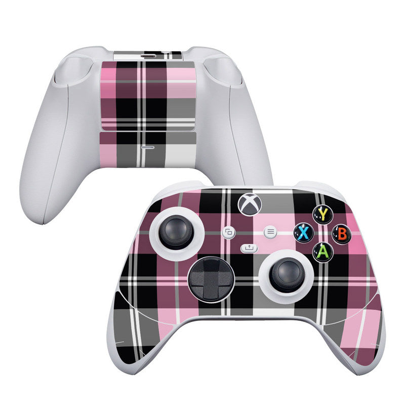 Pink Plaid - Microsoft Xbox Series S Controller Skin