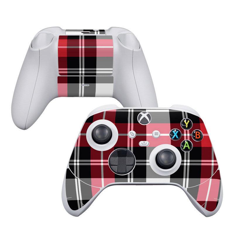 Red Plaid - Microsoft Xbox Series S Controller Skin