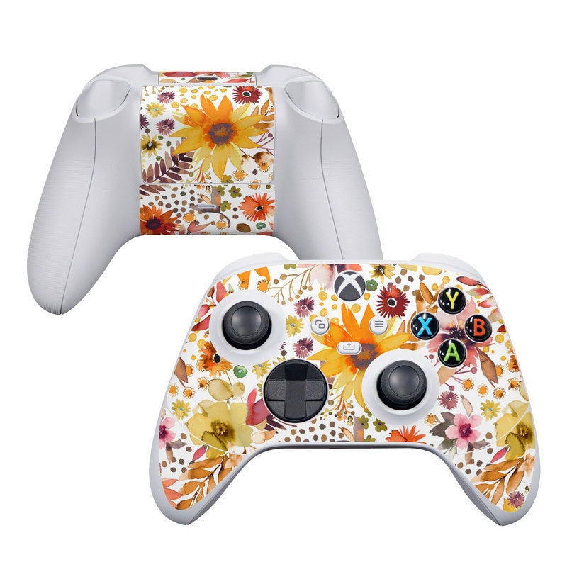 Summer Watercolor Sunflowers Microsoft Xbox Series S Controller Skin