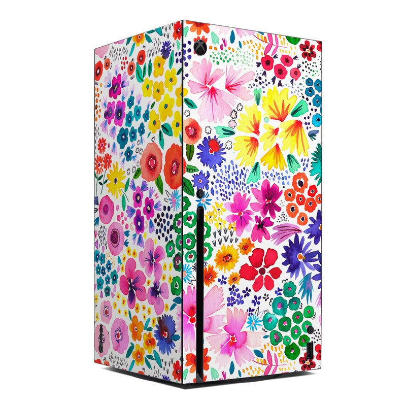 Artful Little Flowers - Microsoft Xbox Series X Skin