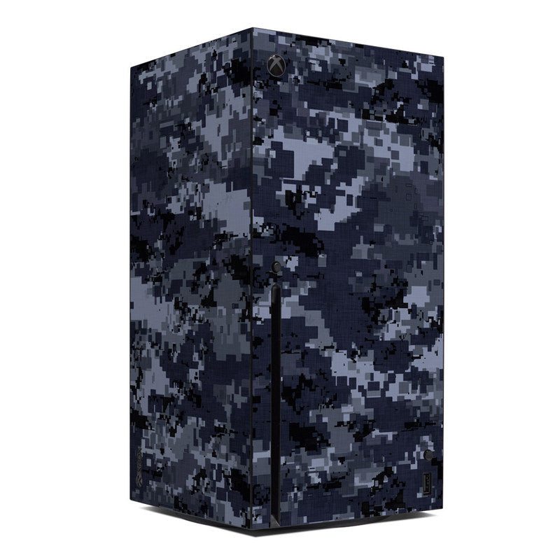 Digital Navy Camo - Microsoft Xbox Series X Skin