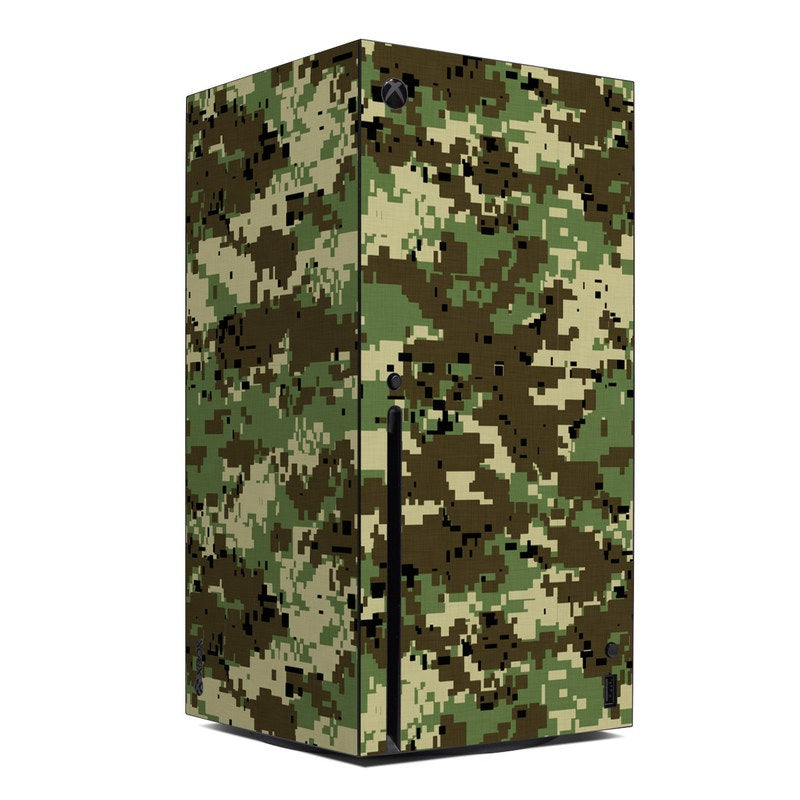 Digital Woodland Camo - Microsoft Xbox Series X Skin
