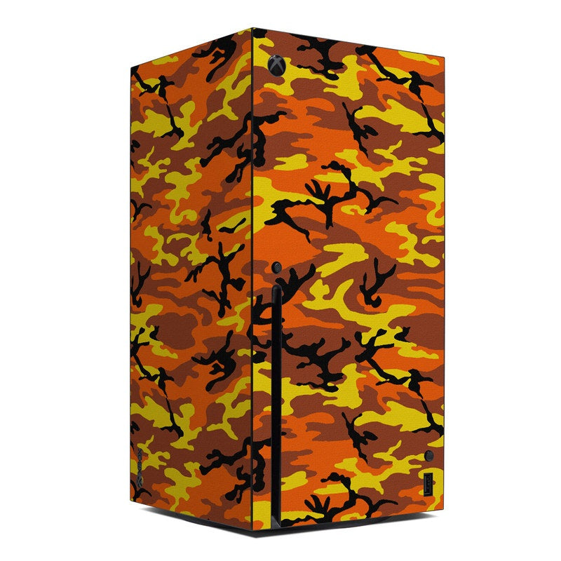 Orange Camo - Microsoft Xbox Series X Skin